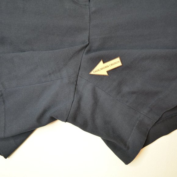 Rafaella CURVY Size 14 Womens Dark NAVY BLUE Stretch CASUAL Dress Trouser SHORTS - Picture 4 of 4